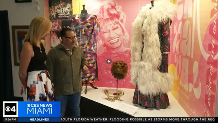 Queen of Salsa honored in Little Havana in "Celia Cruz Forever" exhibit